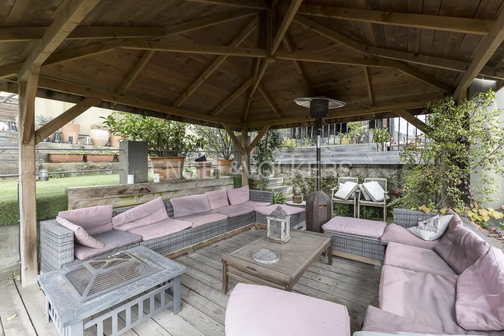 Terraza de Casa o chalet en venta en Barcelona con Aire acondicionado, Calefacción y Jardín privado