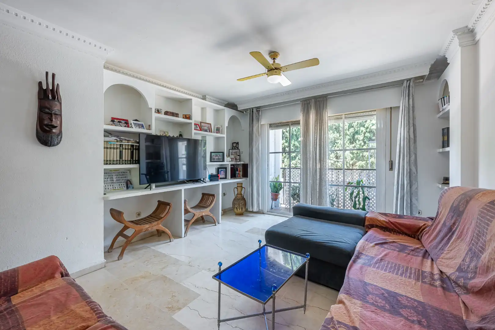Sala de estar de Piso en venta en Marbella con Terraza y Amueblado