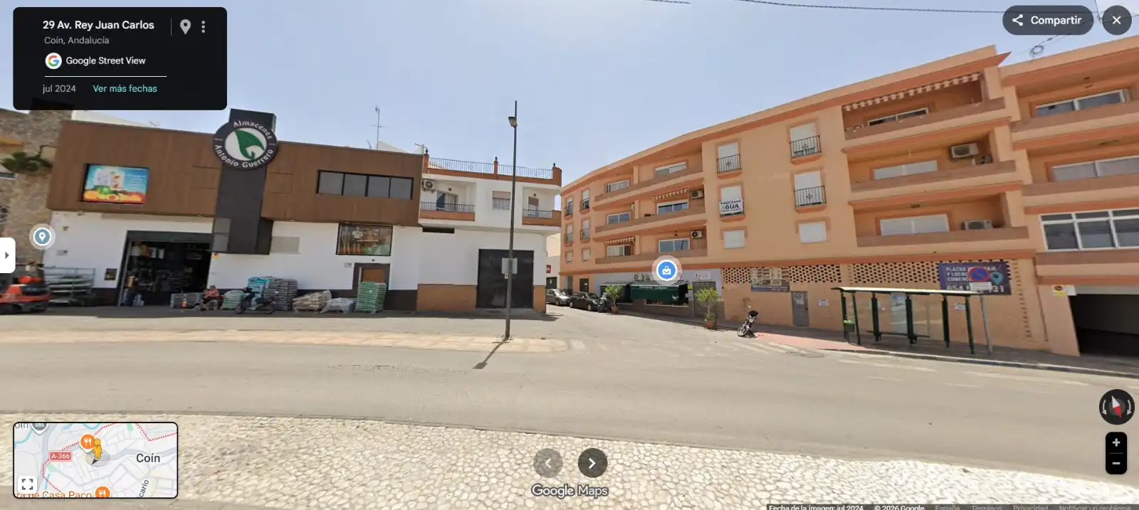 Vista exterior de Piso de alquiler en Coín con Aire acondicionado, Amueblado y Horno