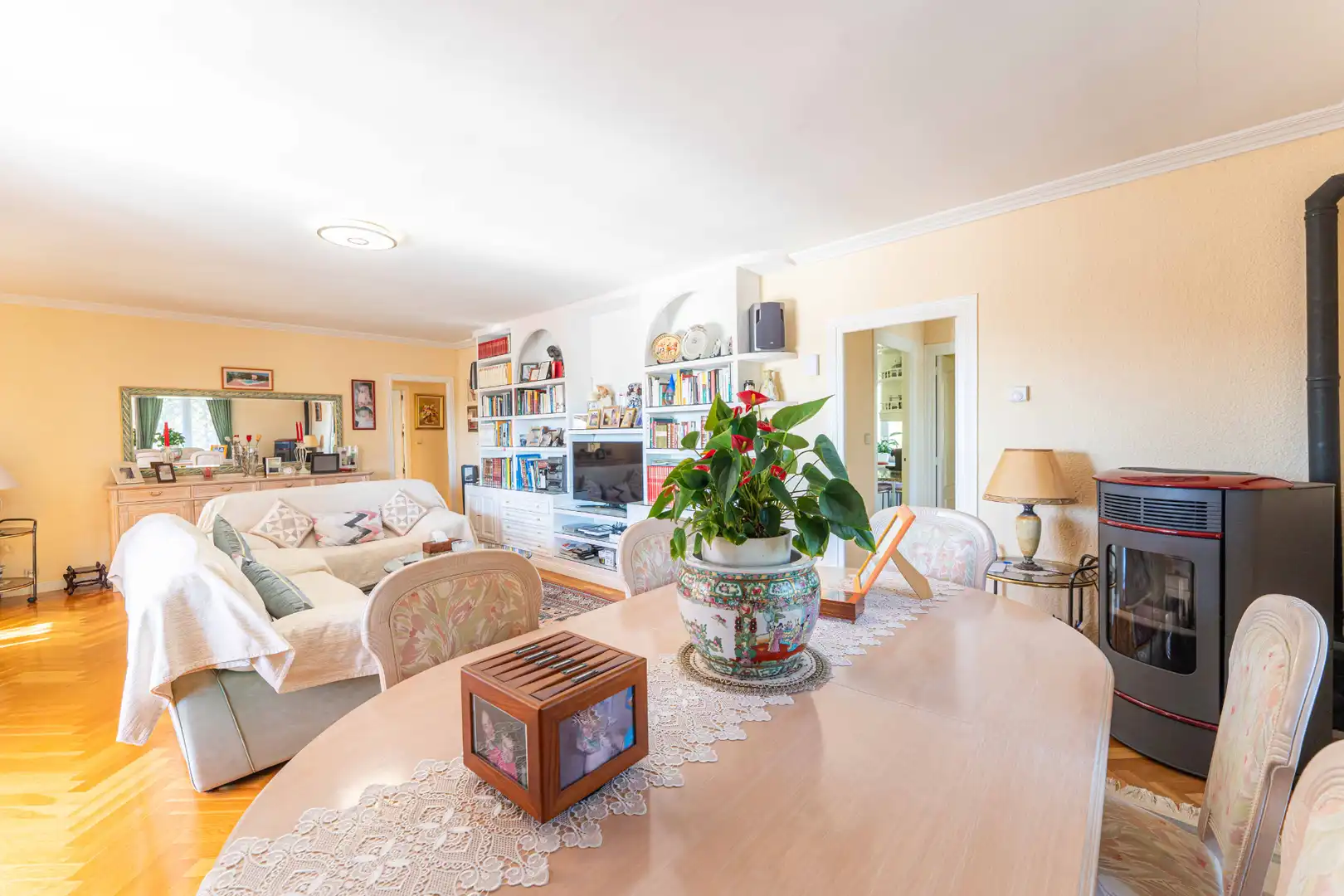 Living room of Houses for sale in Guadarrama  with Air Conditioner, Heating and Private garden