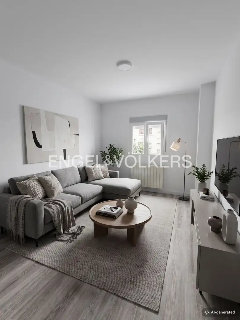 Living room of Apartments for sale in  Madrid Capital  with Heating