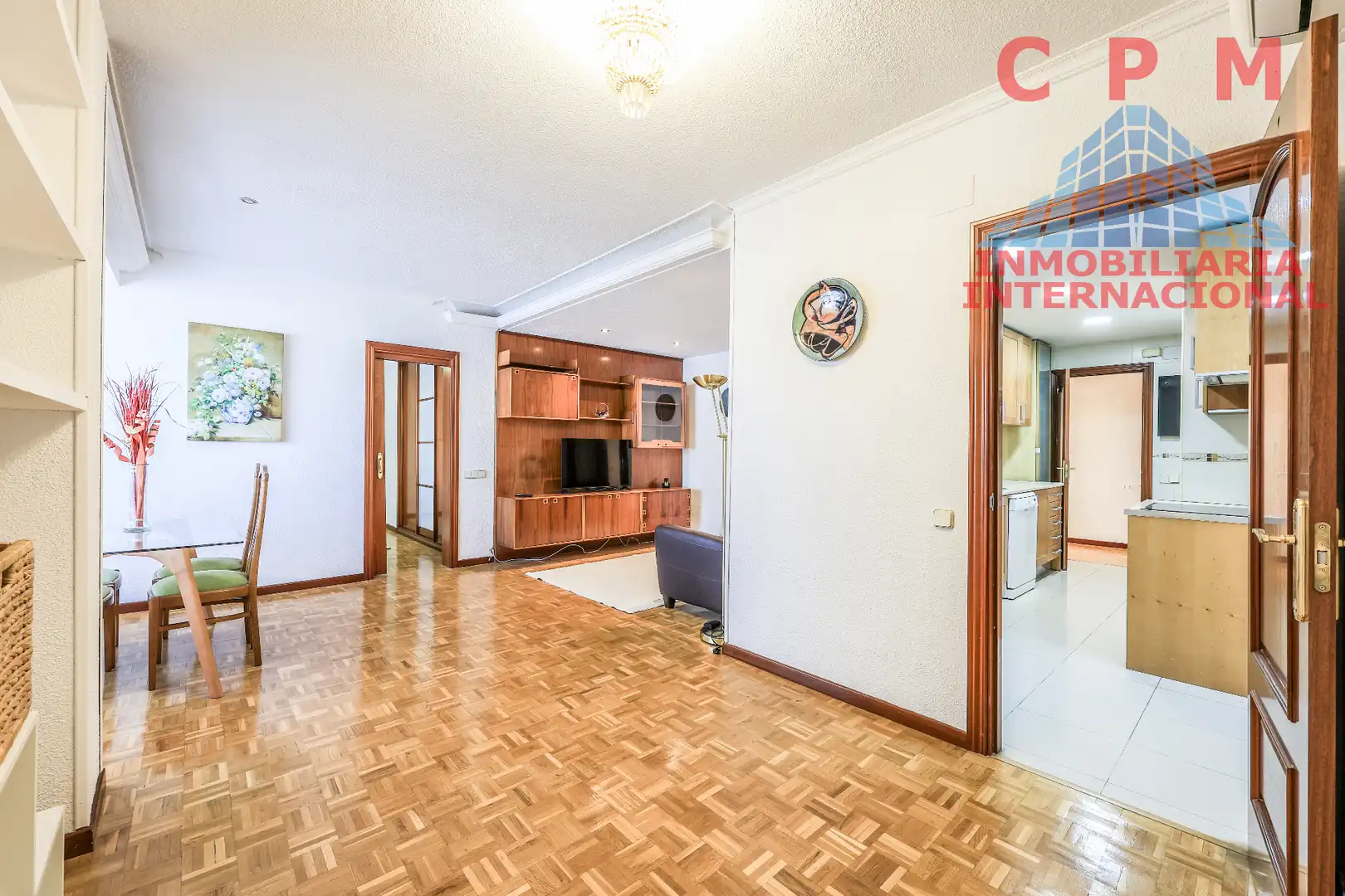 Living room of Flat for rent in Retiro