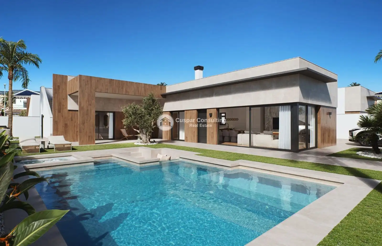 Exterior view of Houses for sale in  Murcia Capital  with Terrace and Swimming Pool