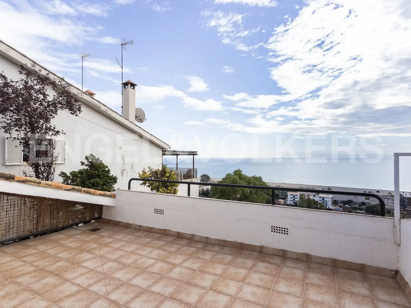Terrasse von Haus oder Chalet zur Miete in Sitges mit Klimaanlage, Heizung und Privatgarten
