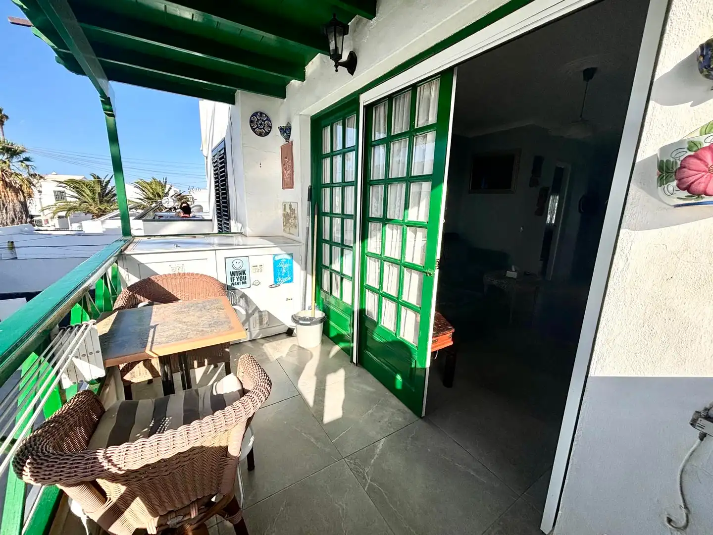Terraza de Apartamento en venta en Tías con Terraza, Amueblado y Piscina comunitaria
