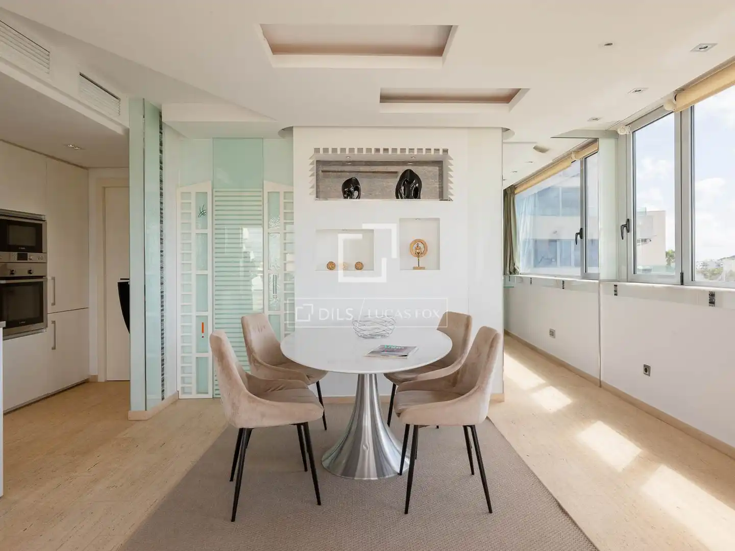 Dining room of Flat for sale in Eivissa  with Air Conditioner, Swimming Pool and Furnished