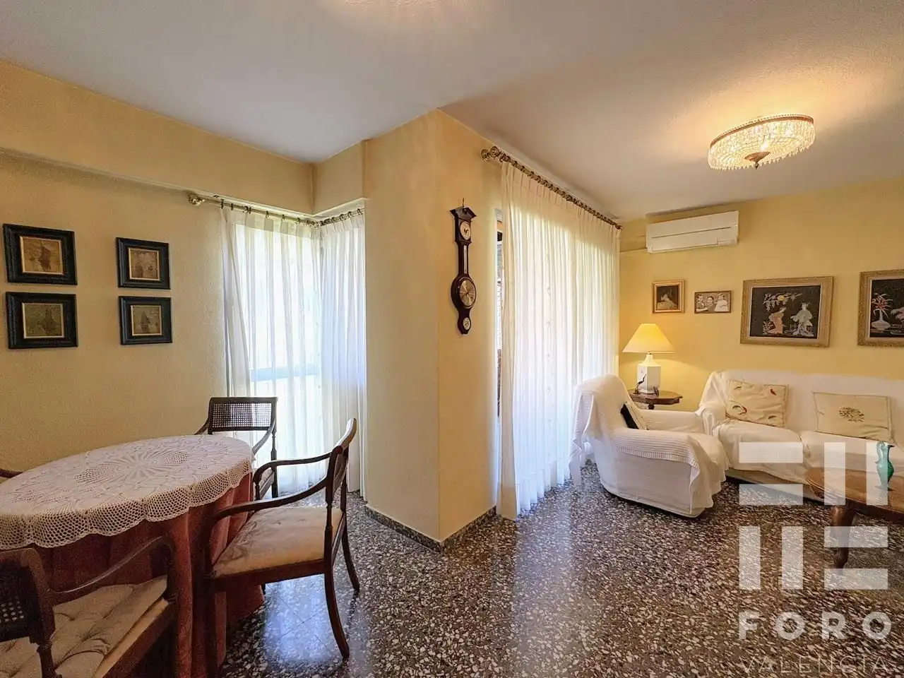 Sala de estar de Piso en venta en Valencia con Aire acondicionado, Terraza y Balcón