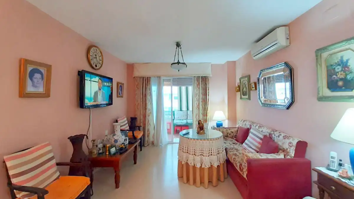 Sala de estar de Piso en venta en Torremolinos con Terraza