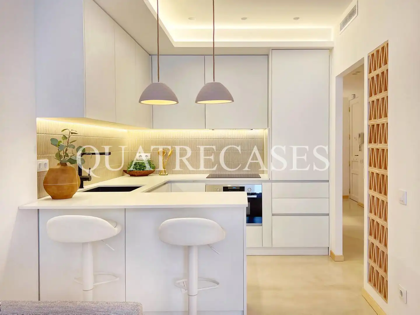Cocina de Piso en venta en Barcelona con Aire acondicionado, Calefacción y Amueblado