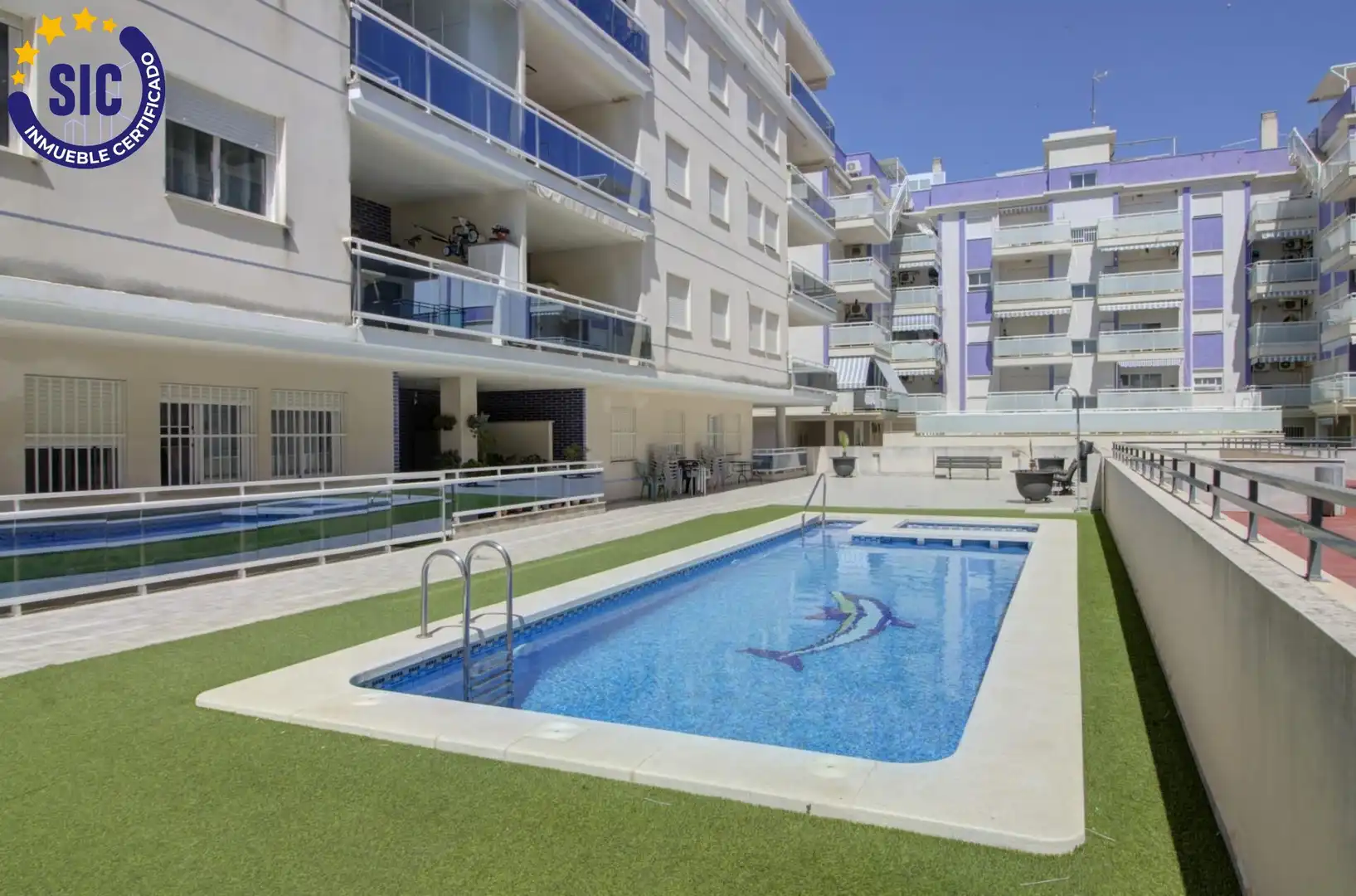Swimming pool of Apartments for sale in Moncofa  with Private garden, Terrace and Furnished