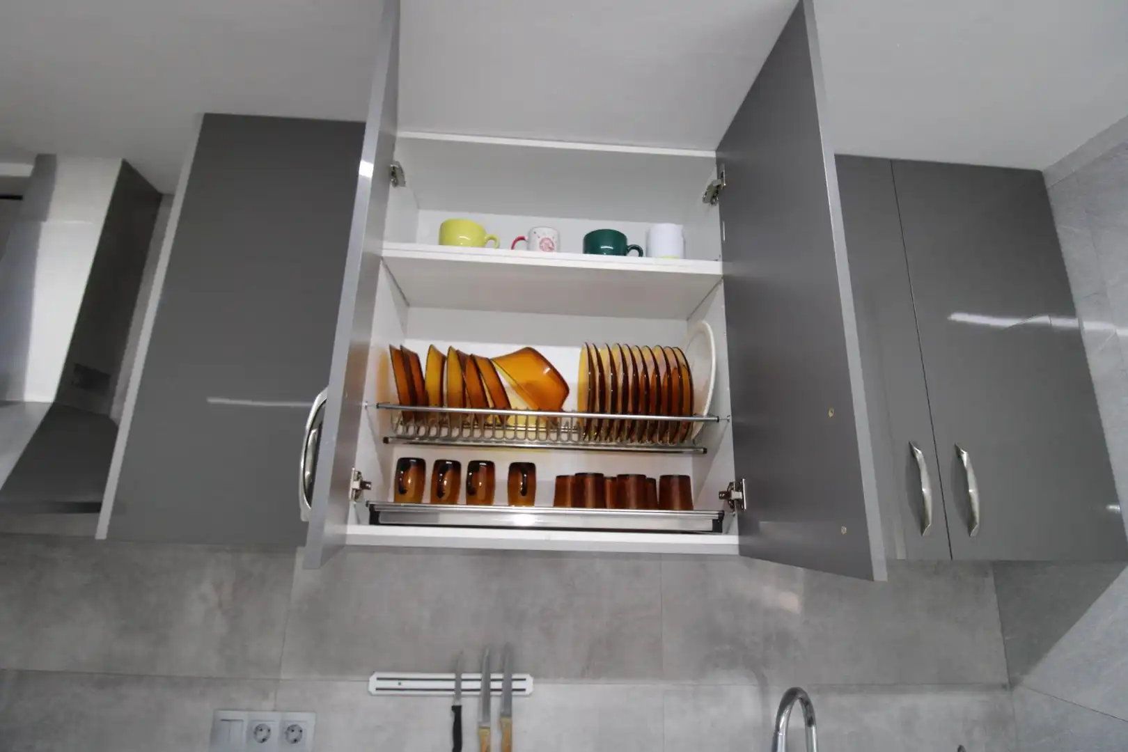 Cocina de Piso de alquiler en Murcia con Aire acondicionado