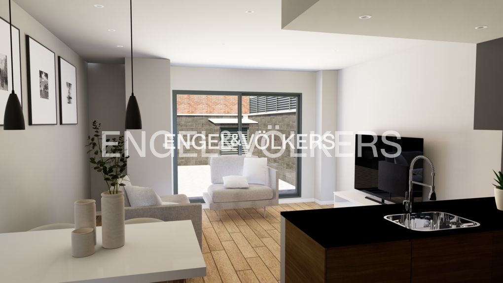 Living room of Apartment for sale in L'Hospitalet de Llobregat  with Air Conditioner, Heating and Terrace