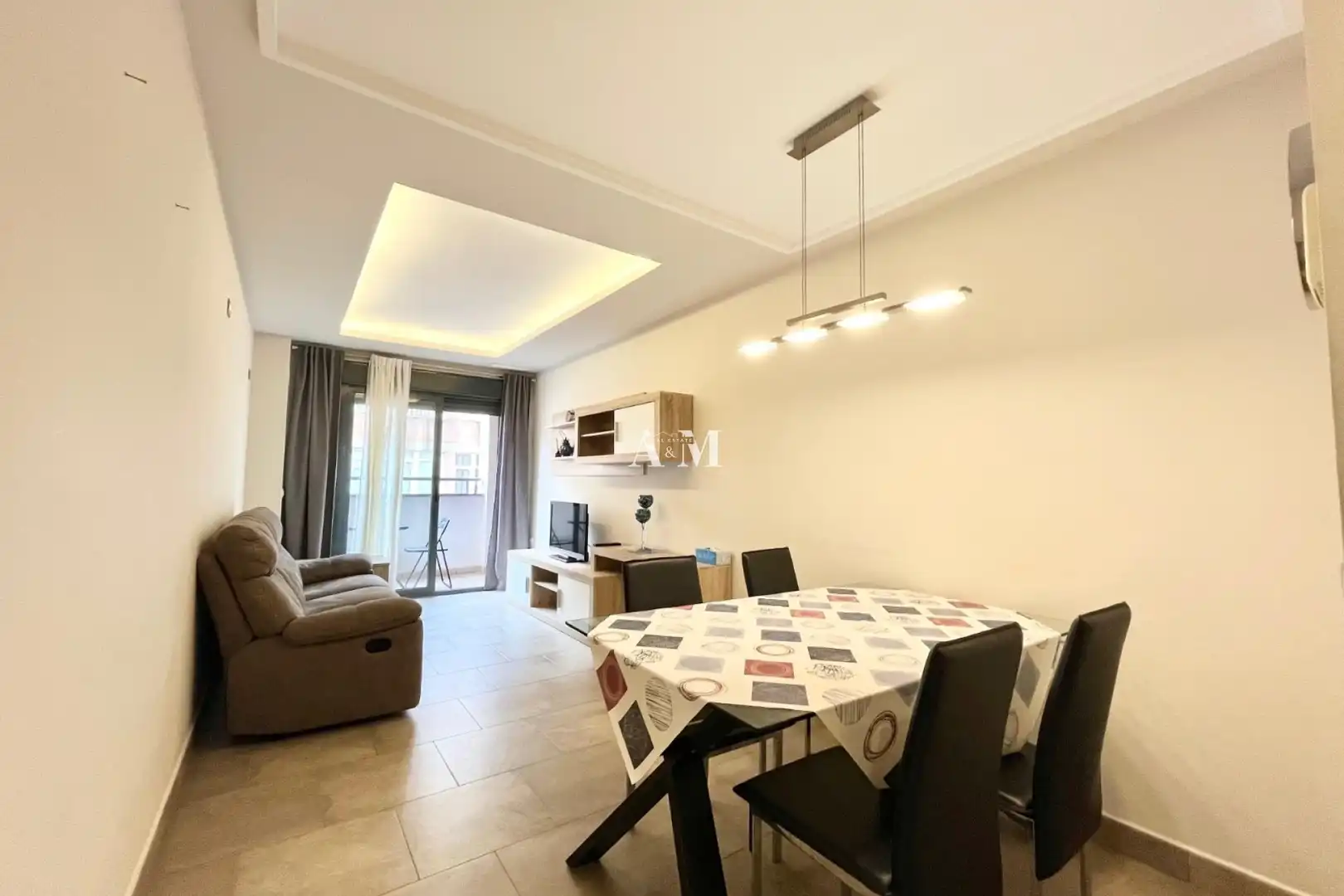 Living room of Apartments for rent in Torrevieja  with Air Conditioner, Heating and Parquet flooring