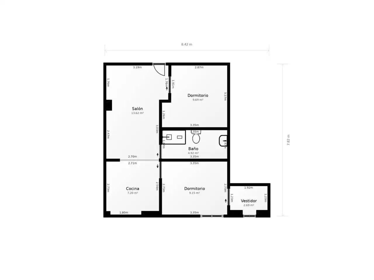 Flat for sale in Sabadell  with Air Conditioner