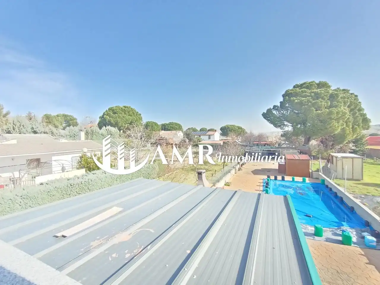 Vista exterior de Casa o chalet en venta en El Viso de San Juan con Calefacción, Jardín privado y Trastero