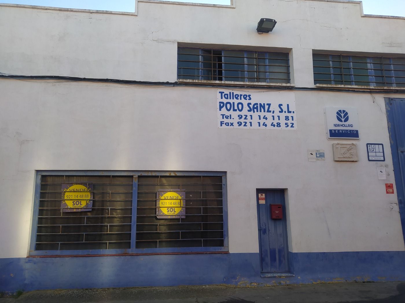 Exterior view of Industrial buildings for sale in Cuéllar