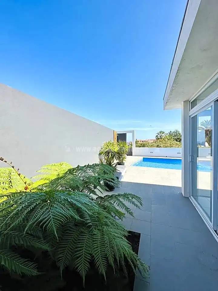 Terraza de Casa o chalet en venta en Puerto de la Cruz con Jardín privado, Terraza y Piscina