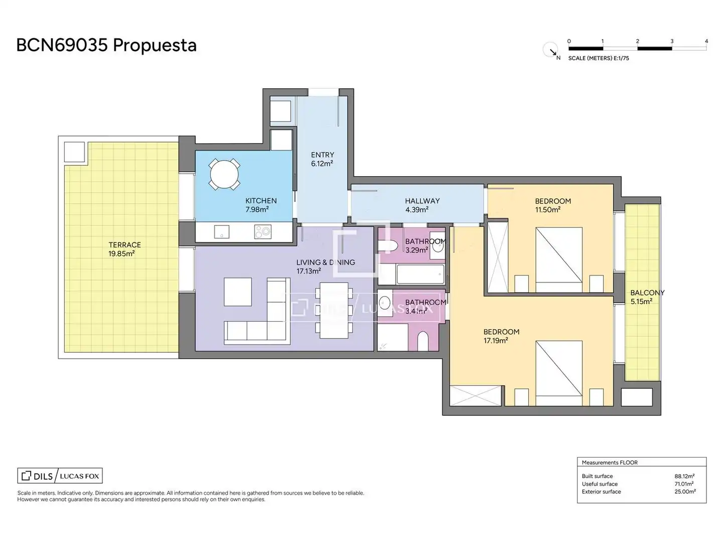 Piso en venta en Barcelona con Aire acondicionado, Parquet y Terraza