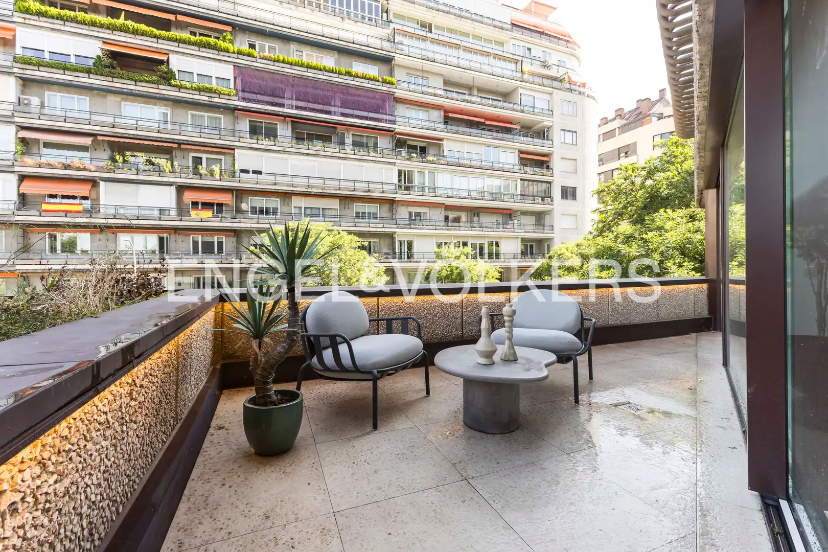 Terrasse von Wohnung zur Miete in Madrid mit Klimaanlage, Heizung und Terrasse