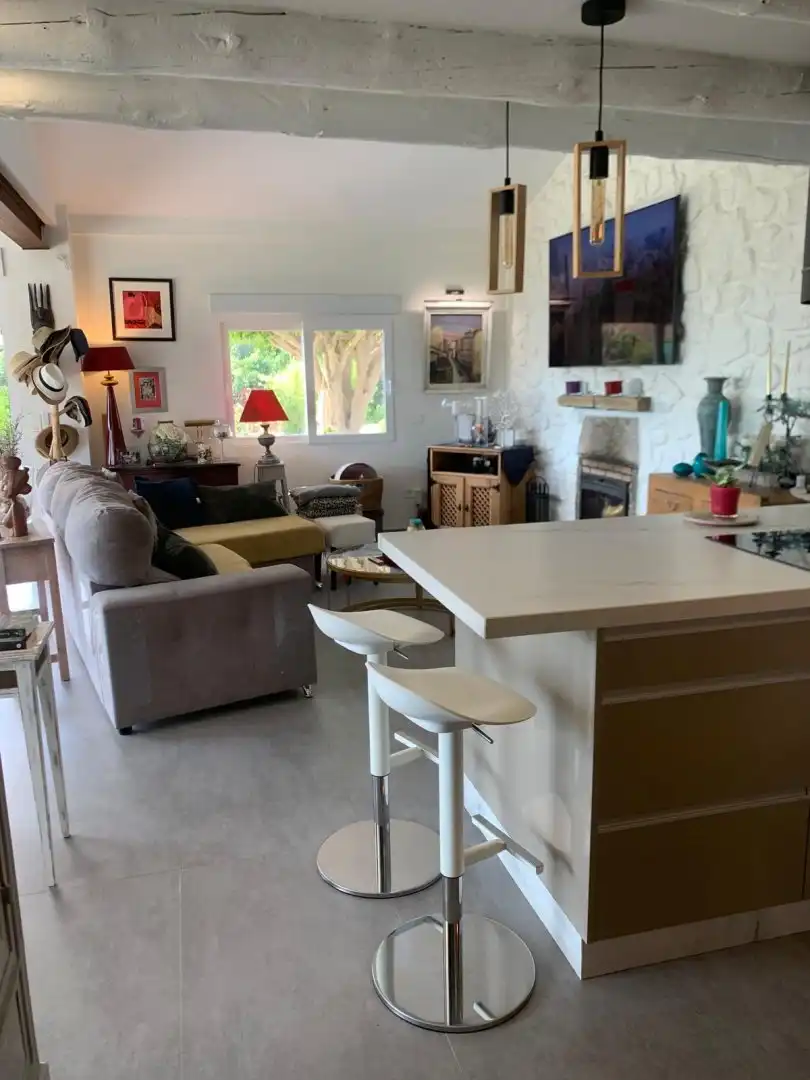 Sala de estar de Casa o chalet en venta en Salobreña con Jardín privado