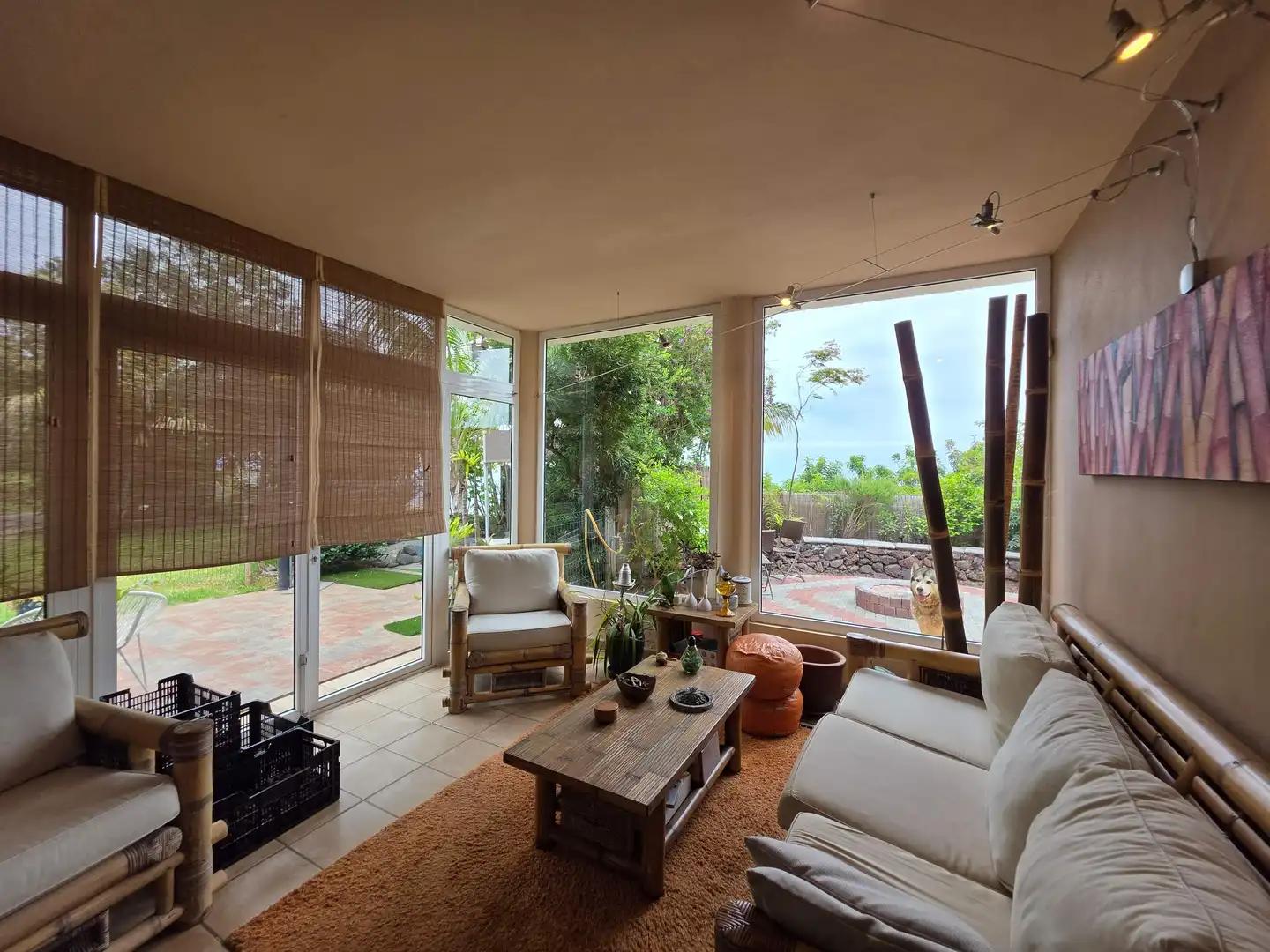 Living room of Houses for sale in La Orotava  with Private garden, Terrace and Storage room