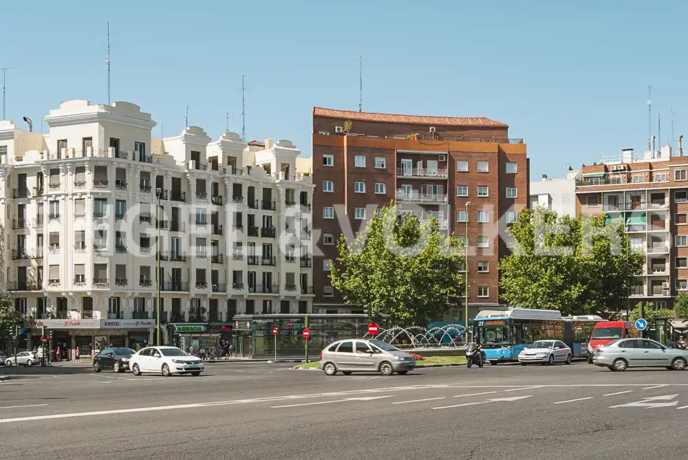 Exterior view of Flat for rent in Madrid  with Air Conditioner, Heating and Furnished
