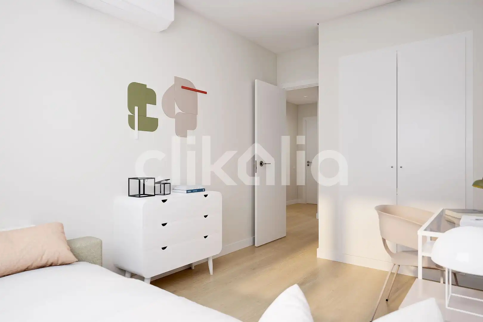 Bedroom of Flat for sale in Sevilla  with Air Conditioner and Terrace