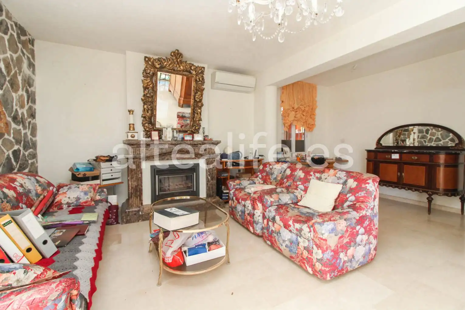 Sala de estar de Casa o chalet en venta en Altea con Aire acondicionado, Calefacción y Terraza
