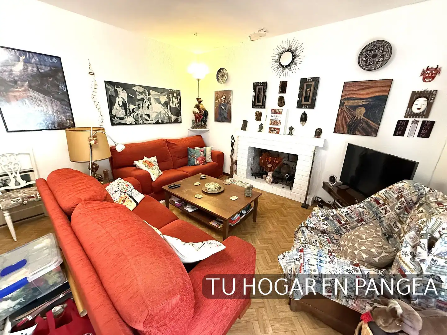 Living room of Houses for sale in El Álamo  with Heating, Private garden and Storage room