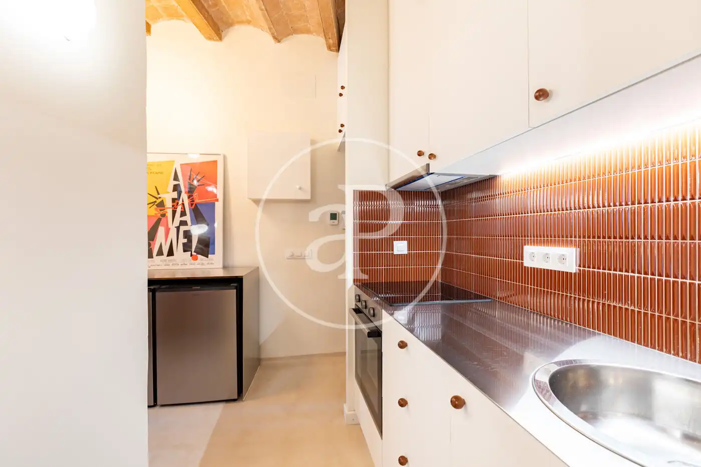 Kitchen of Flat for sale in Barcelona  with Air Conditioner, Heating and Furnished
