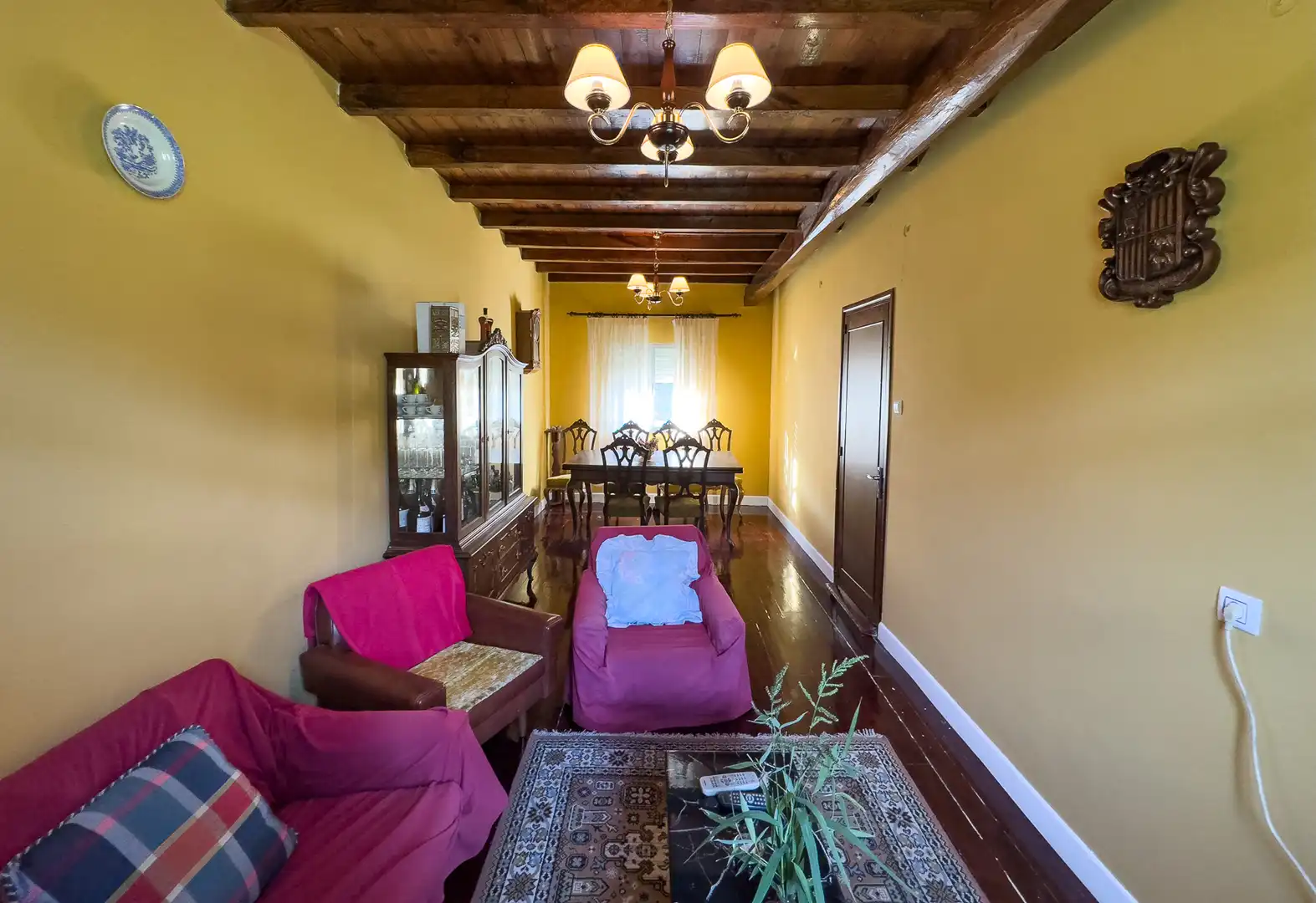 Sala de estar de Finca rústica en venta en A Pontenova   con Amueblado