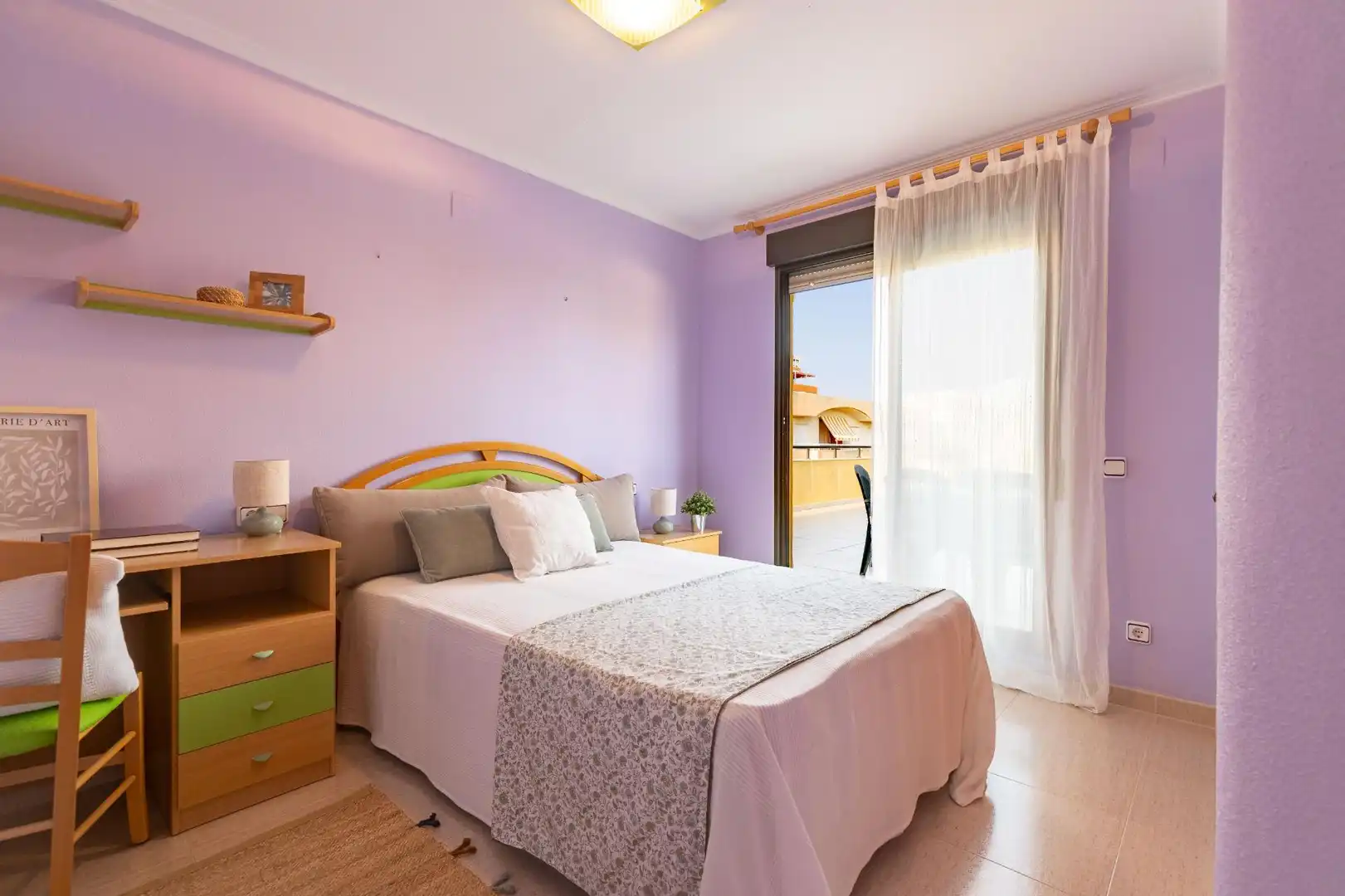 Habitación de Ático en venta en Tavernes de la Valldigna con Terraza, Trastero y Amueblado