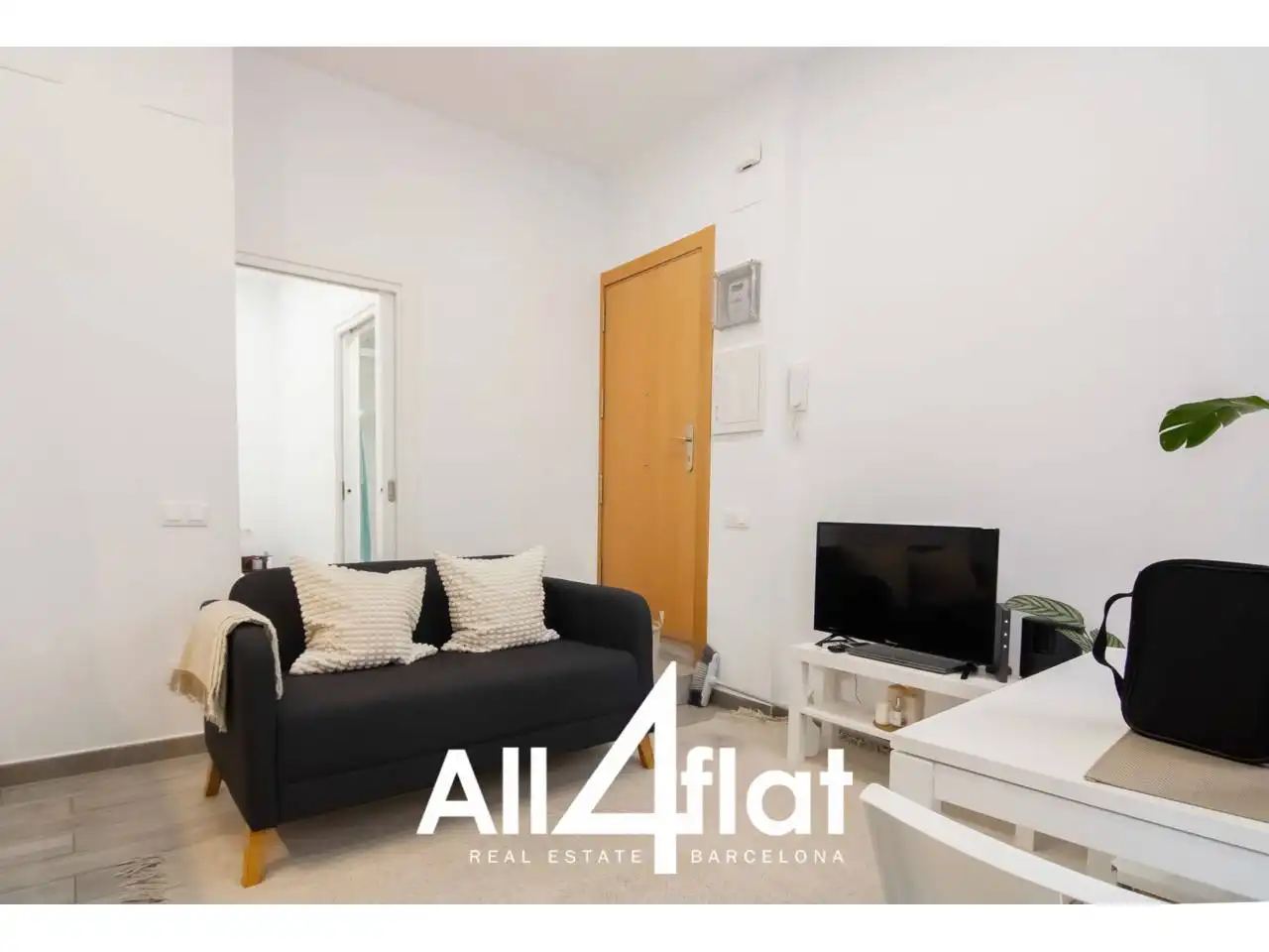 Außenansicht von Wohnung zur Miete in Barcelona mit Klimaanlage, Parkett und Möbliert