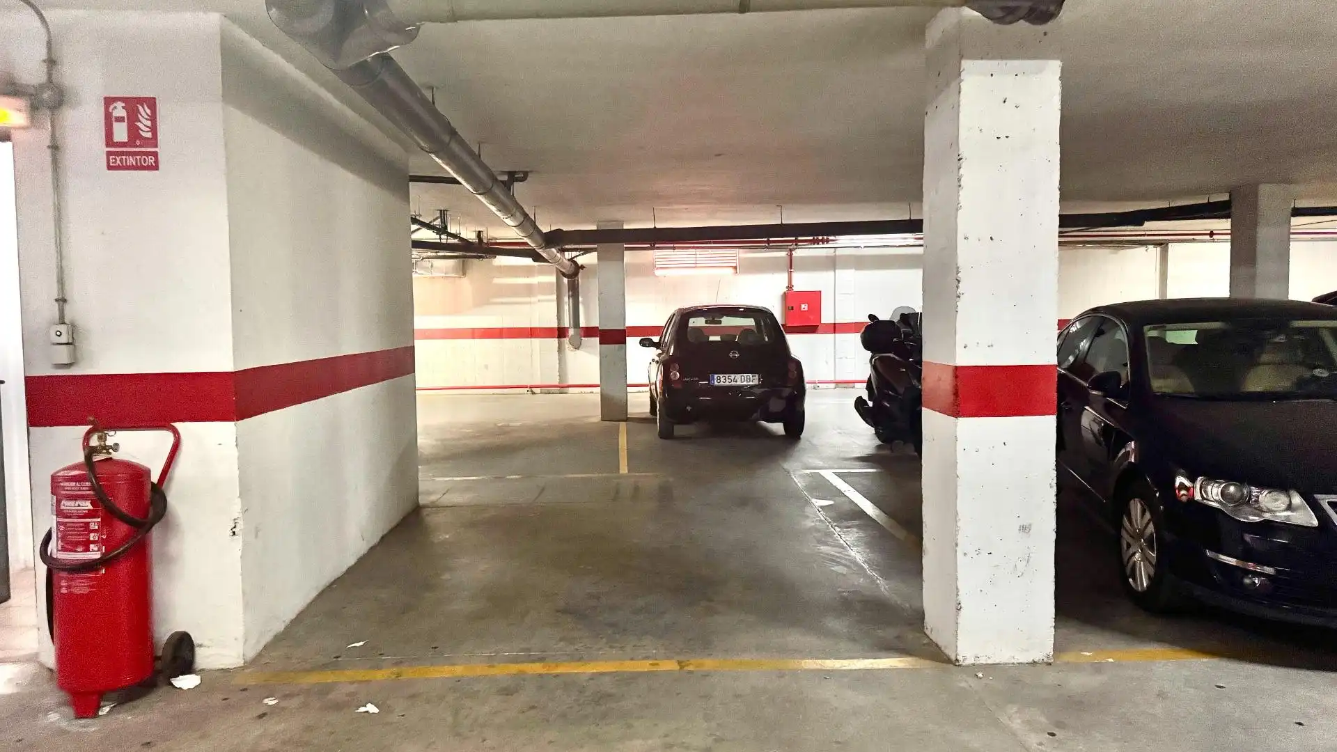 Parking de Piso de alquiler en Murcia con Aire acondicionado, Terraza y Amueblado