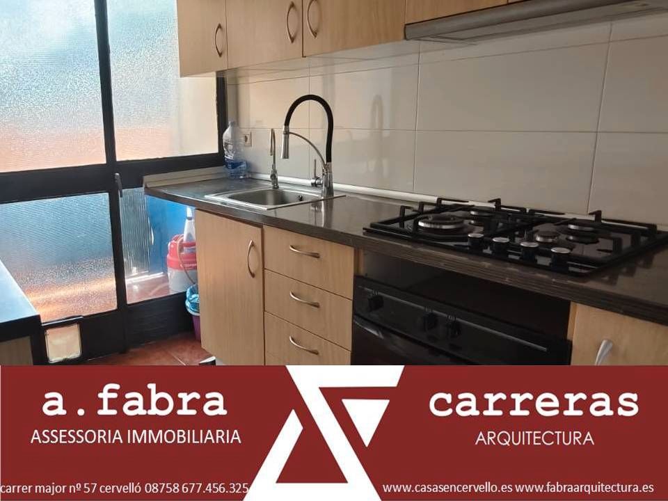 Exterior view of Flat for sale in Vallirana  with Parquet flooring, Oven and Balcony