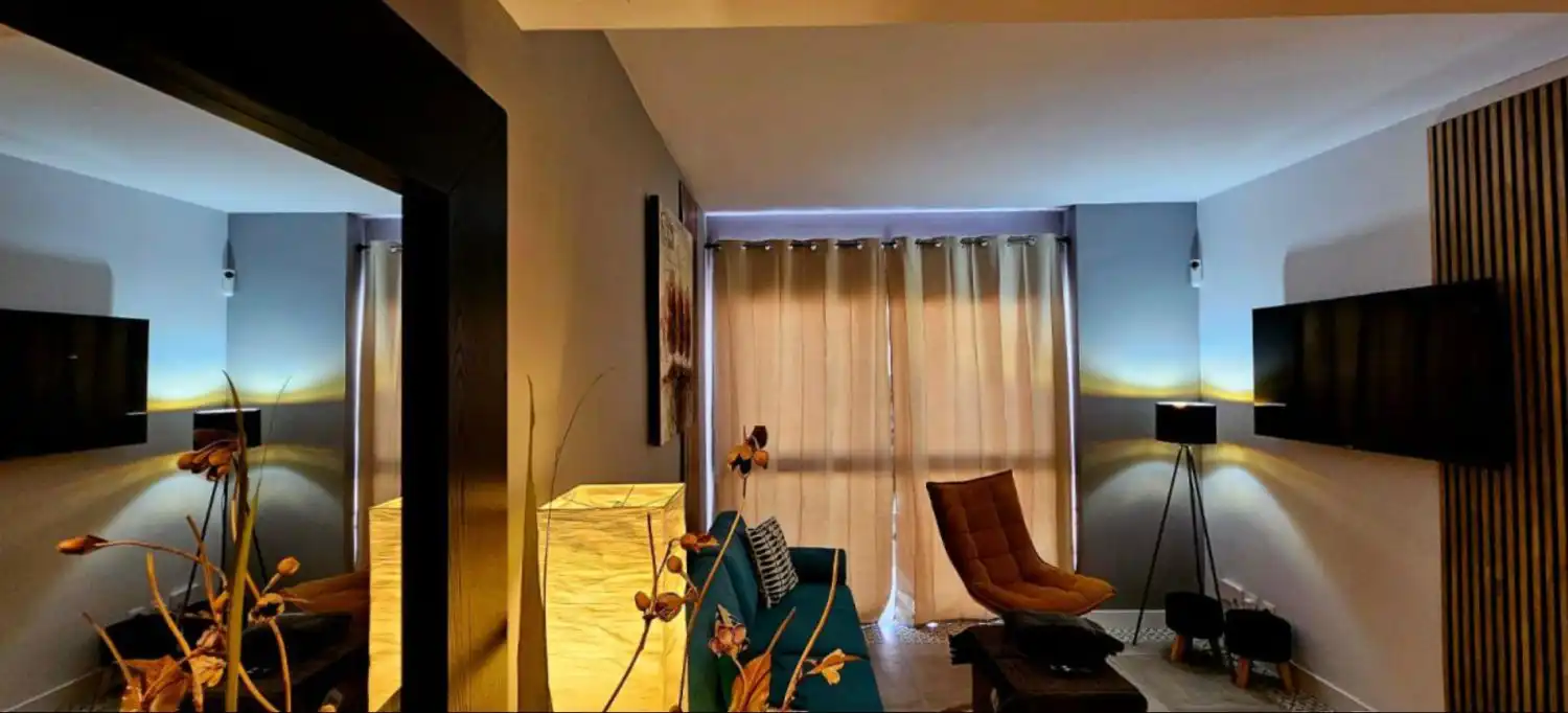 Living room of Flat for rent in Málaga  with Heating and Furnished