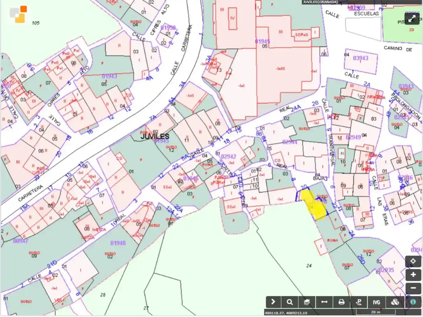Finca rústica en venta en Juviles
