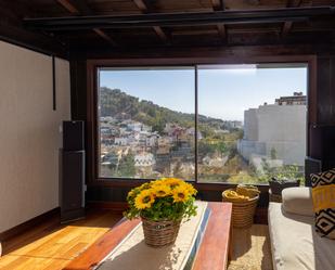 Bedroom of Single-family semi-detached for sale in Málaga Capital  with Air Conditioner, Terrace and Balcony