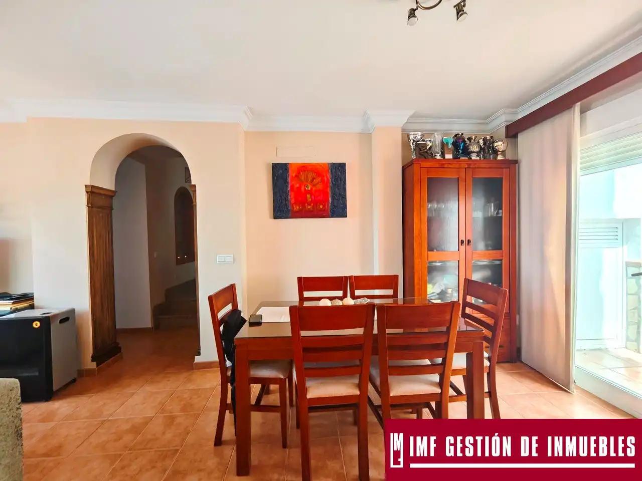 Comedor de Casa o chalet en venta en Nerja con Jardín privado, Terraza y Piscina comunitaria