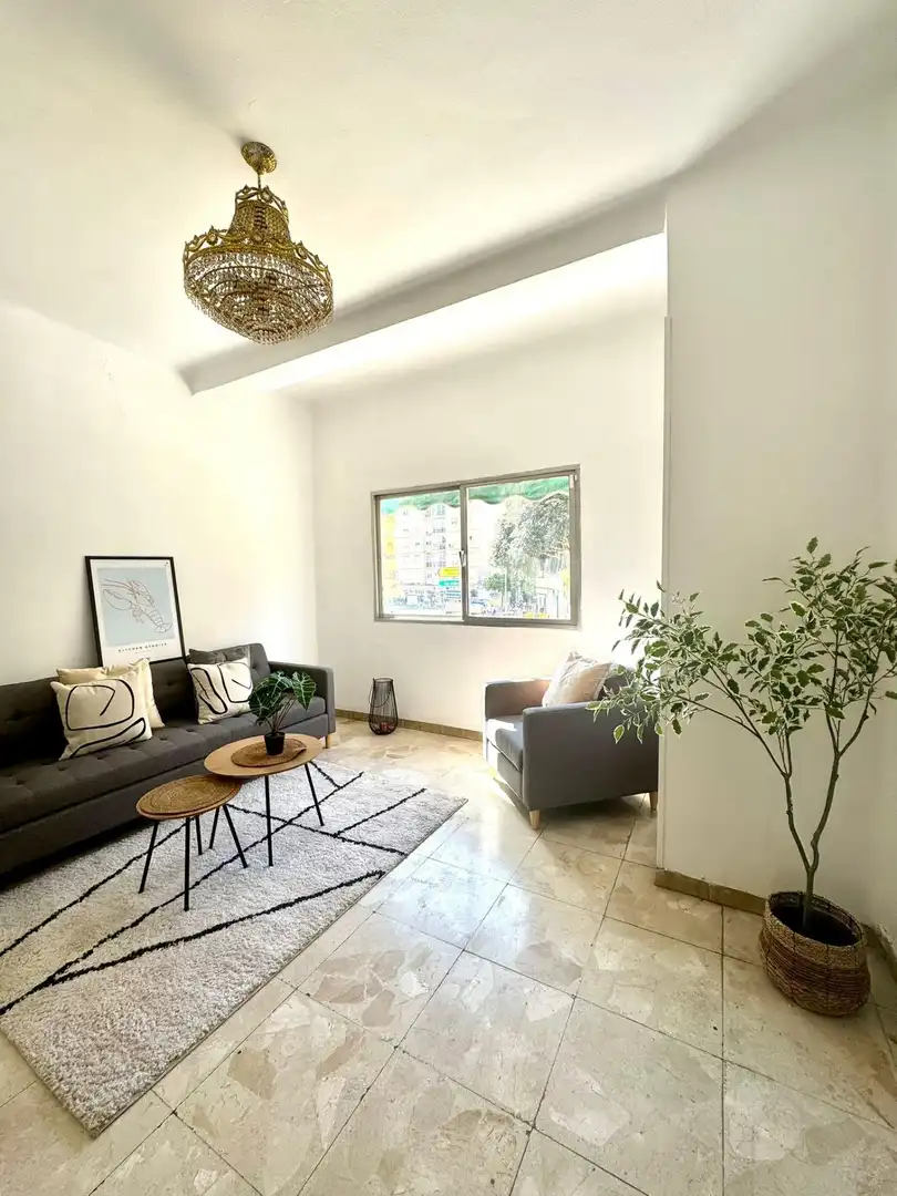 Sala d'estar de Pis en venda en Málaga Capital amb Aire condicionat i Balcó