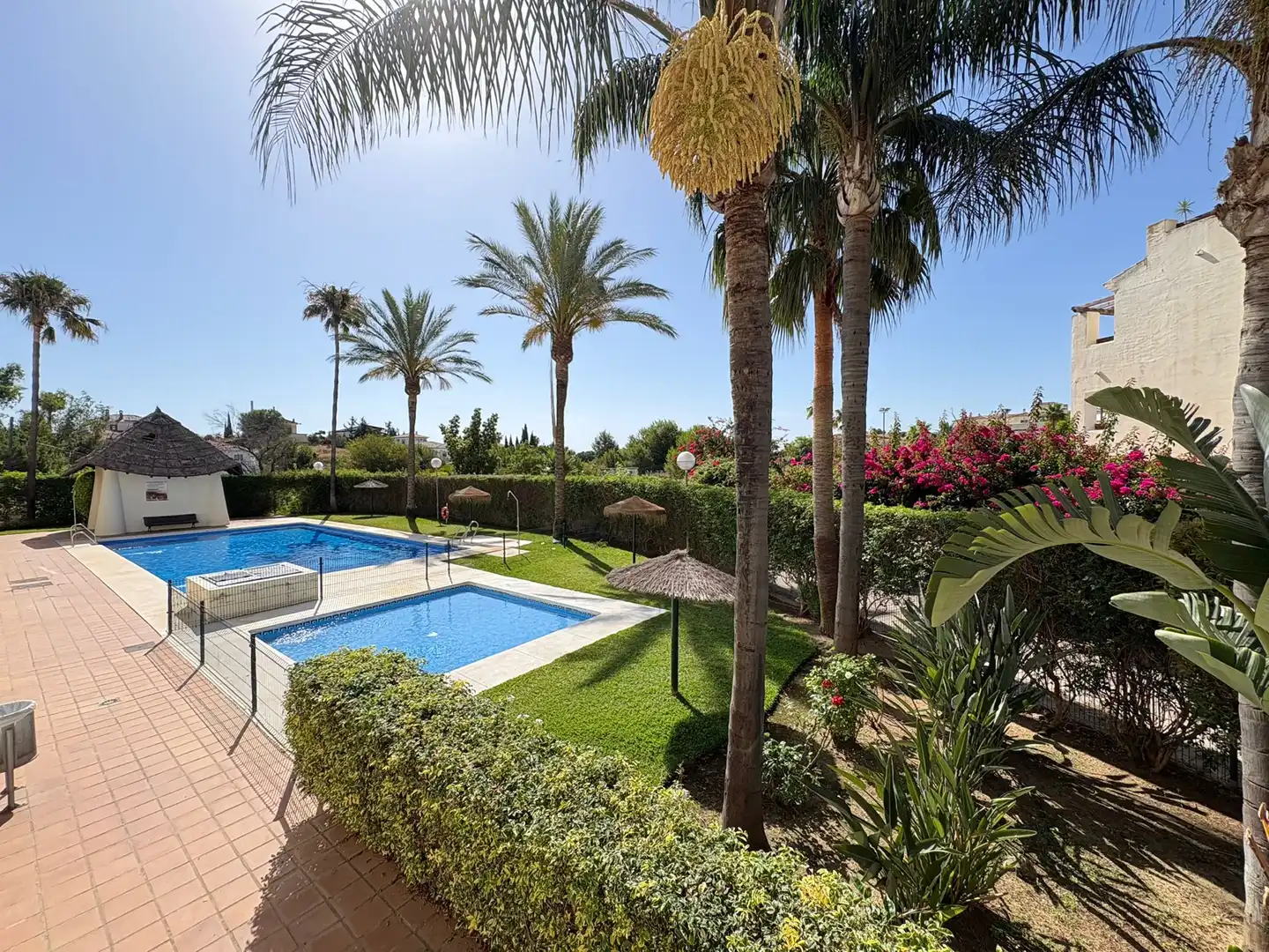 Garten von Erdgeschoss zum Verkauf in Benalmádena mit Terrasse, Möbliert und Gemeinschaftspool