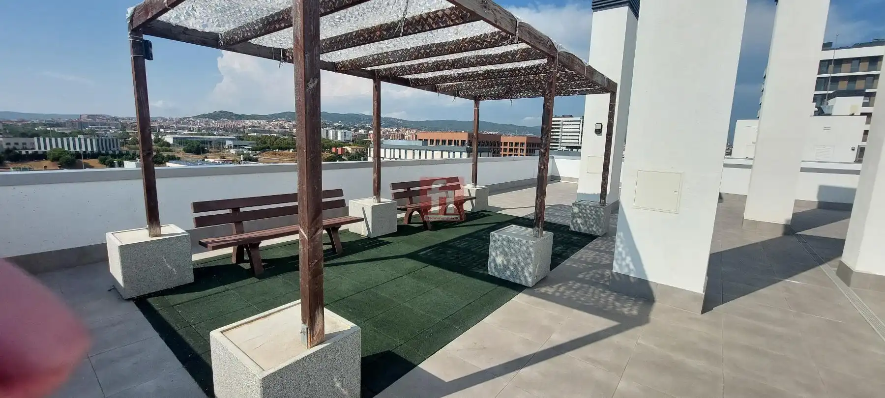 Terrasse von Wohnung zur Miete in Mataró mit Klimaanlage, Heizung und Parkett