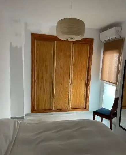 Bedroom of Flat for rent in Málaga  with Air Conditioner, Furnished and Oven