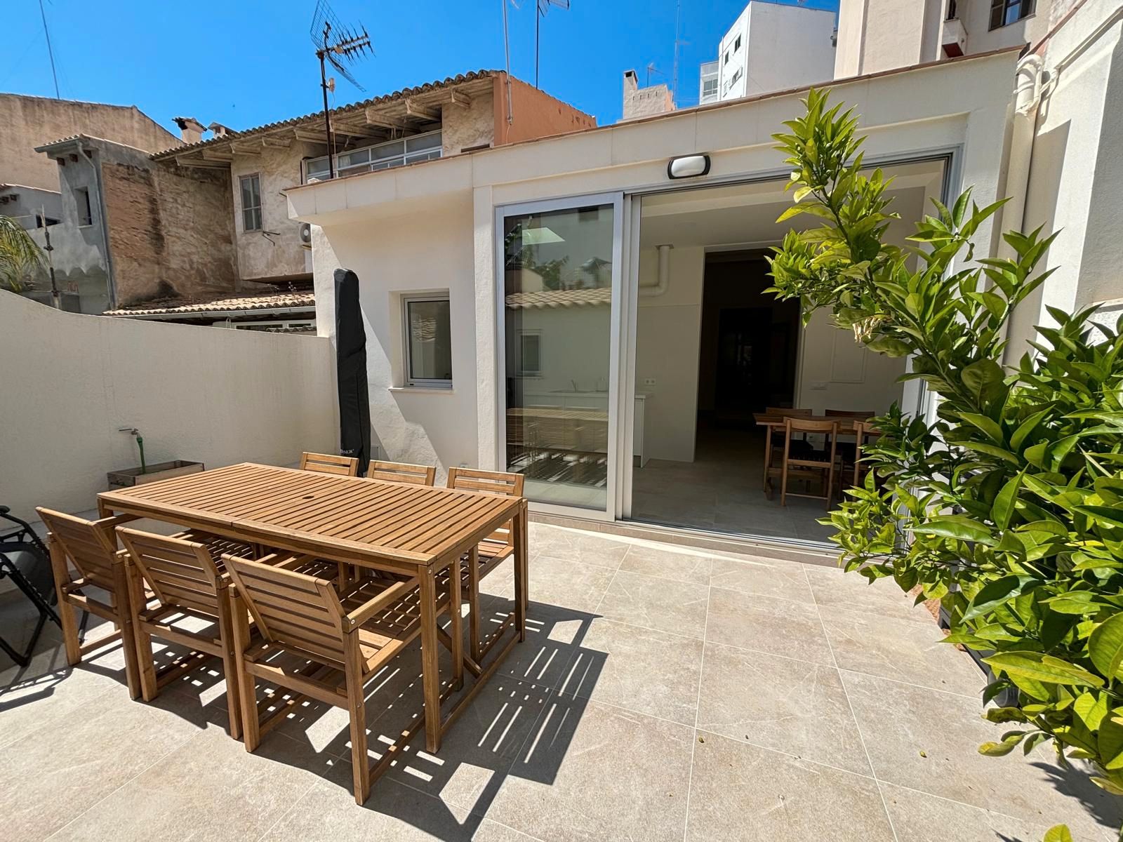 Terrassa de Planta baixa de lloguer en  Palma de Mallorca amb Jardí privat, Terrassa i Moblat