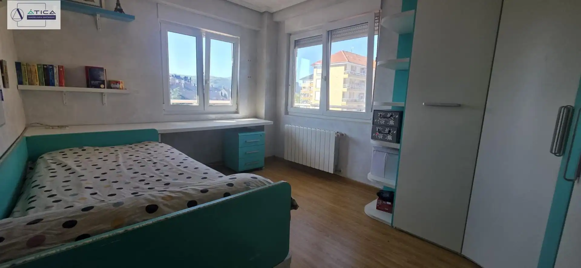 Bedroom of Flat for sale in Torrelavega   with Heating, Furnished and Balcony