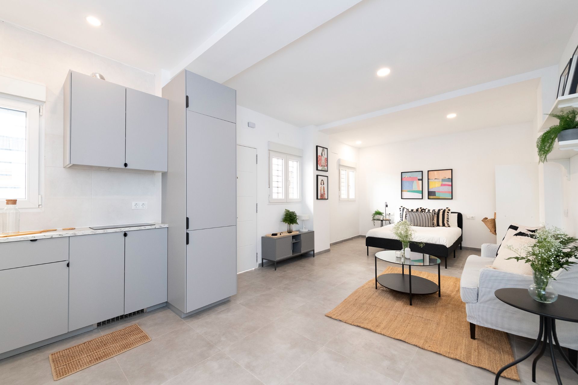 Bedroom of Flat for sale in Málaga Capital  with Furnished