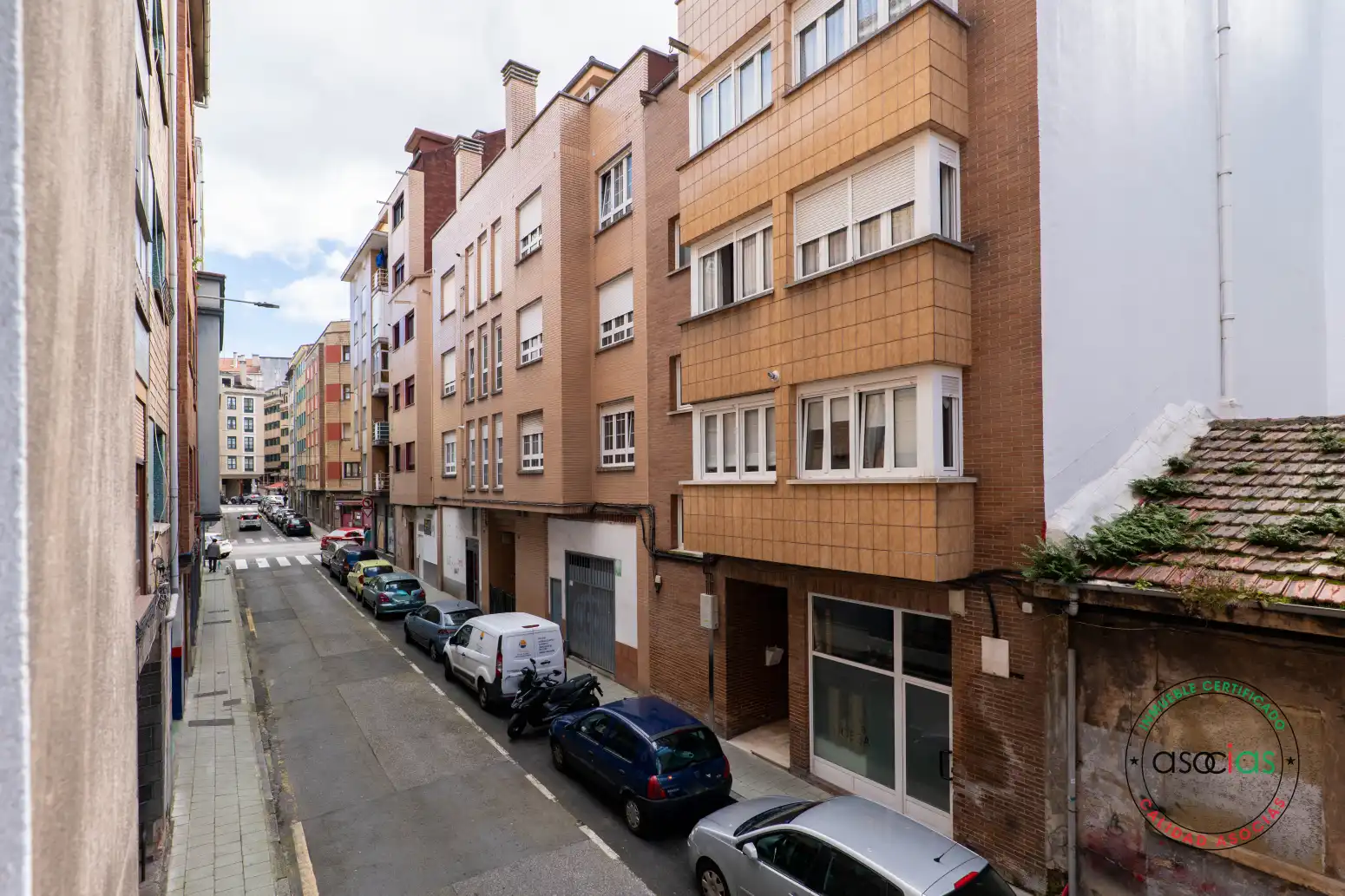 Vista exterior de Piso en venta en Gijón 
