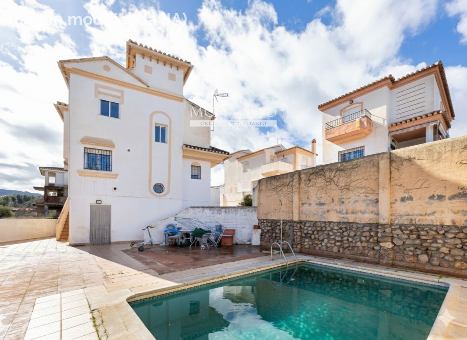 Vista exterior de Casa o xalet en venda en Gójar amb Calefacció i Piscina