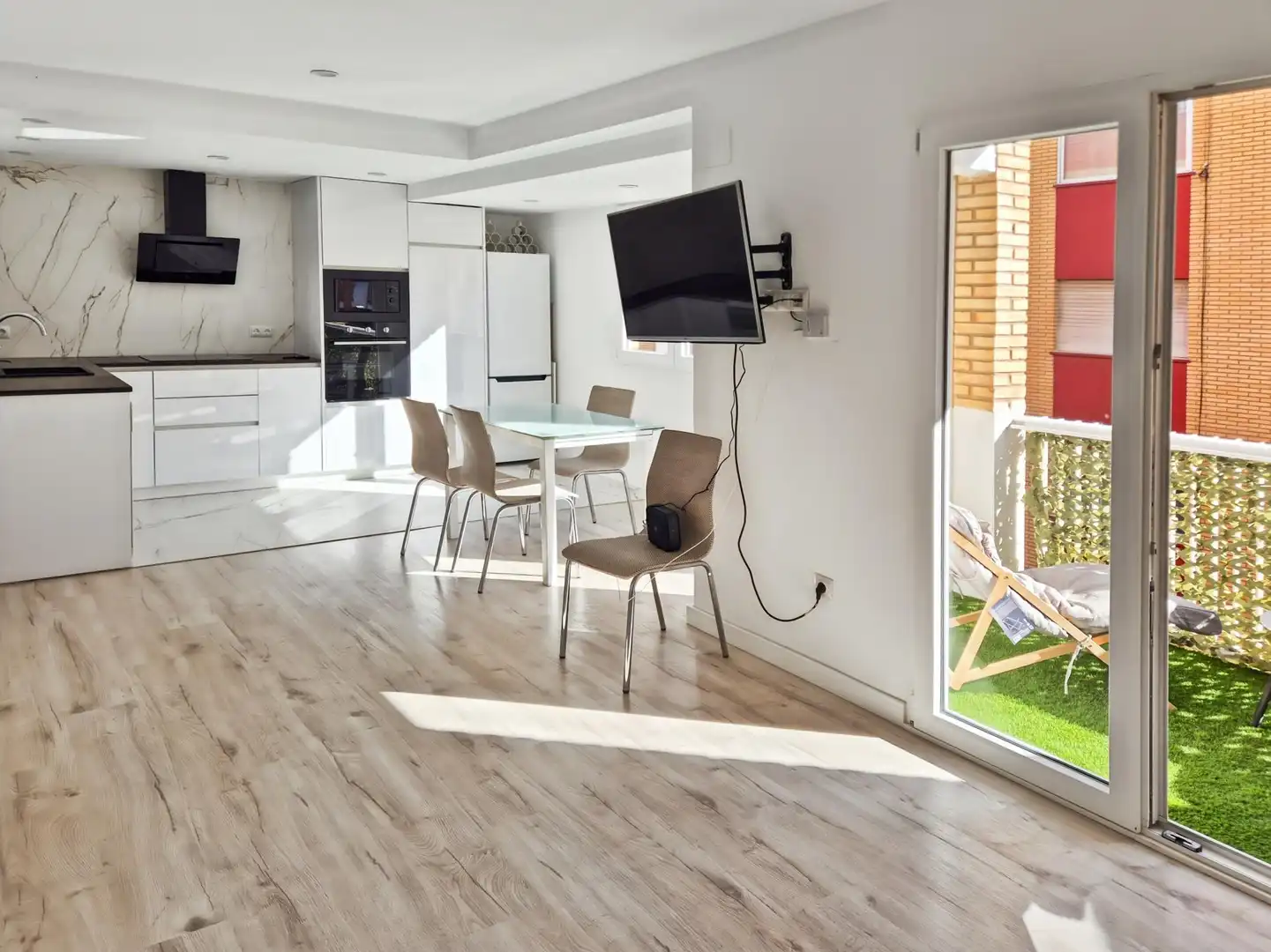 Sala de estar de Apartamento de alquiler en Sagunto / Sagunt con Calefacción, Amueblado y Balcón
