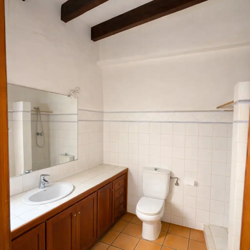 Baño de Casa adosada en venta en Xàtiva con Aire acondicionado, Terraza y Amueblado